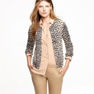 Jcrew Leopard Cardigan
